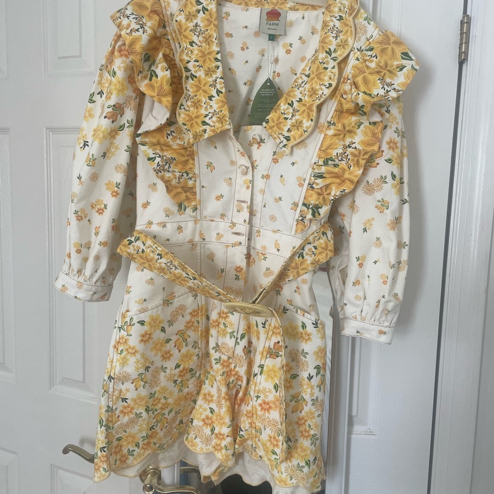 FARM Rio Sunflower Blossom Romper